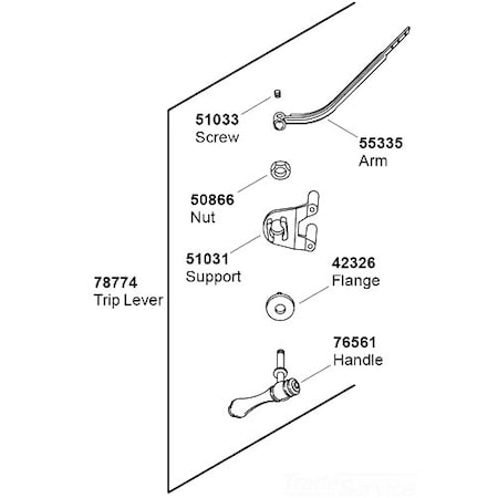 Kohler Trip Lever Kit 78774-BV